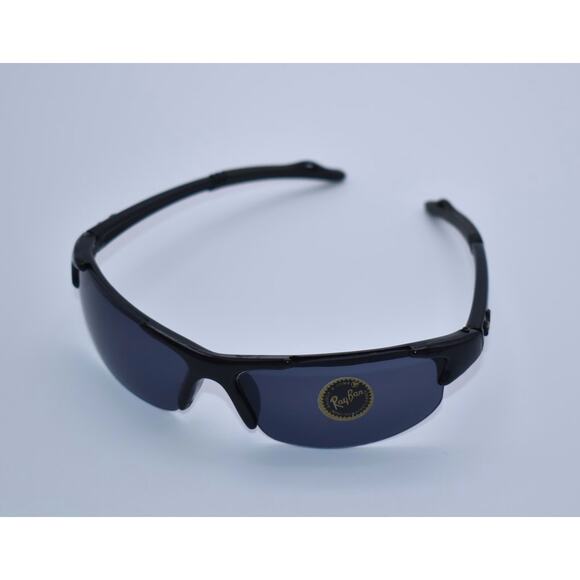 VINTAGE Ray-Ban Sport Shield Sunglasses Black Bausch & Lomb - Picture 1 of 9